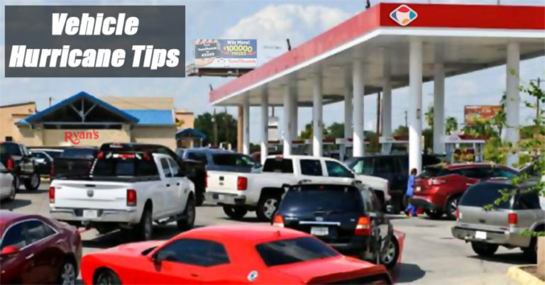 8 Tips to Prepare your Vehicle for a Hurricane - Vehicle Hurricane Tips 768x402